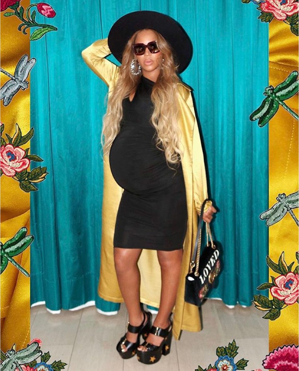 Only Beyoncé Would Dare to Rock These Towering Platforms While Pregnant